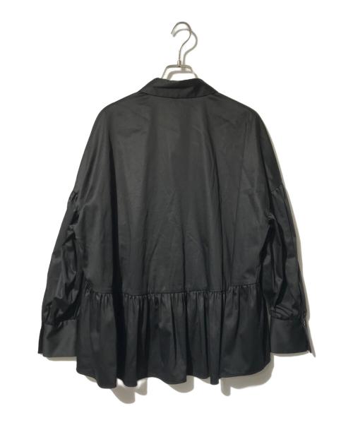 ADEAM（アディアム）ADEAM (アディアム) ウォーターリリーブラウス ブラックの古着・服飾アイテム