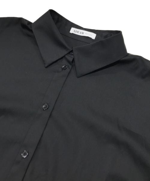 ADEAM（アディアム）ADEAM (アディアム) ウォーターリリーブラウス ブラックの古着・服飾アイテム