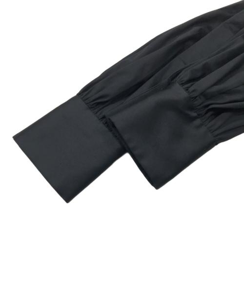 ADEAM（アディアム）ADEAM (アディアム) ウォーターリリーブラウス ブラックの古着・服飾アイテム