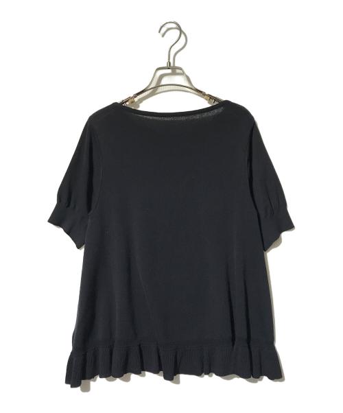 FOXEY（フォクシー）FOXEY (フォクシー) トップ ペタル Aラインフレア セーター ネイビー サイズ:40の古着・服飾アイテム