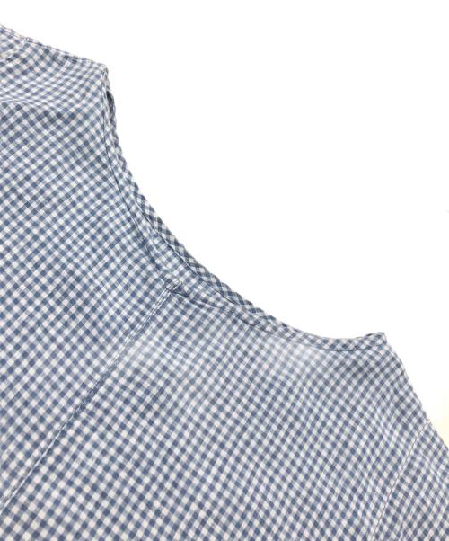 nest Robe（ネストローブ）nest Robe (ネストローブ) リネンドルマンスリーブ2WAYブラウス ブルー サイズ:Fの古着・服飾アイテム