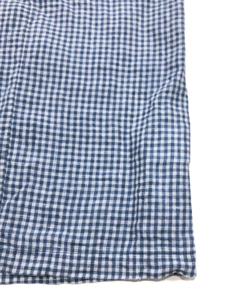 nest Robe（ネストローブ）nest Robe (ネストローブ) リネンドルマンスリーブ2WAYブラウス ブルー サイズ:Fの古着・服飾アイテム