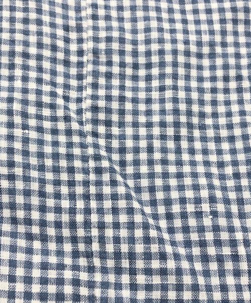 nest Robe（ネストローブ）nest Robe (ネストローブ) リネンドルマンスリーブ2WAYブラウス ブルー サイズ:Fの古着・服飾アイテム