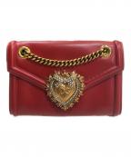 DOLCE & GABBANAドルチェ＆ガッバーナ）の古着「devotionショルダーバッグ」｜レッド