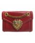 DOLCE & GABBANA（ドルチェ＆ガッバーナ）の古着「devotionショルダーバッグ」｜レッド