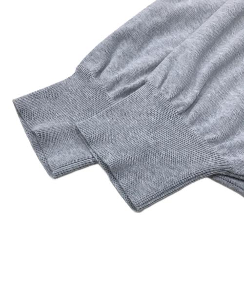 BEARDSLEY（ビアズリー）BEARDSLEY (ビアズリー) パフ袖ビッグニット ライトグレー サイズ:ＦＲＥＥの古着・服飾アイテム