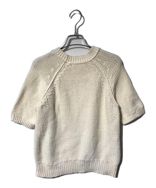 GALERIE VIE（ギャルリーヴィー）GALERIE VIE (ギャルリーヴィー) バルキーコットン ラグランスリーブプルオーバー アイボリー サイズ:ＦＲＥＥの古着・服飾アイテム