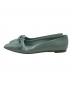 Ferragamo (フェラガモ) BALLET FLATS ANNIE グリーン サイズ:24.5㎝：15000円
