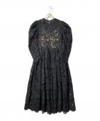 Bibiy.ビビィ）の古着「LOTTY LACE DRESS」｜ブラック
