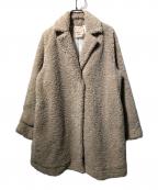 forte forteフォルテ・フォルテ）の古着「ボアミドルジャケット」｜ベージュ