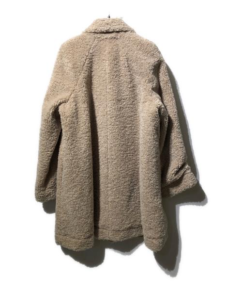 forte forte（フォルテ・フォルテ）forte forte (フォルテ・フォルテ) ボアミドルジャケット ベージュの古着・服飾アイテム