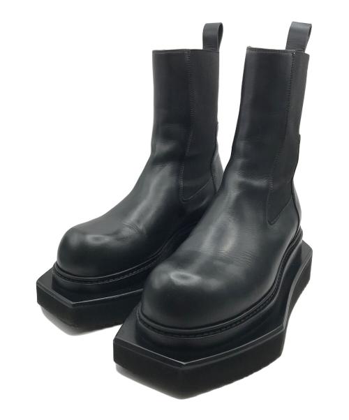 RICK OWENS（リックオウエンス）RICK OWENS (リックオウエンス) BEATLE TURBO CYCLOPS BOOTS ブラック サイズ:24.5の古着・服飾アイテム