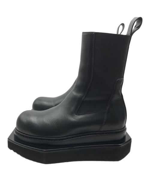 RICK OWENS（リックオウエンス）RICK OWENS (リックオウエンス) BEATLE TURBO CYCLOPS BOOTS ブラック サイズ:24.5の古着・服飾アイテム