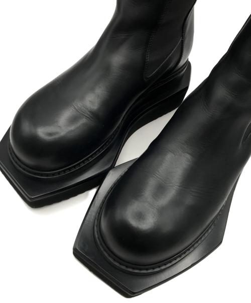 RICK OWENS（リックオウエンス）RICK OWENS (リックオウエンス) BEATLE TURBO CYCLOPS BOOTS ブラック サイズ:24.5の古着・服飾アイテム