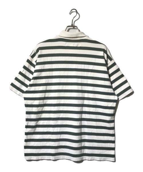 EEL（イール）EEL (イール) ポロシャツ グリーン×ホワイト サイズ:Sの古着・服飾アイテム