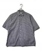 EELイール）の古着「半袖シャツ」｜ホワイト×ブルー