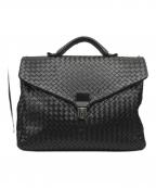 BOTTEGA VENETAボッテガベネタ）の古着「イントレチャートハンドバッグ」｜ブラウン