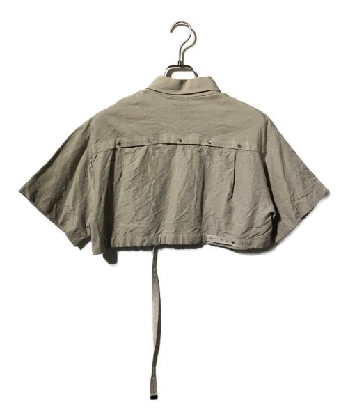 MAISON SPECIAL（メゾンスペシャル）MAISON SPECIAL (メゾンスペシャル) アセテートリネンボレロシャツ ベージュ サイズ:Freeの古着・服飾アイテム