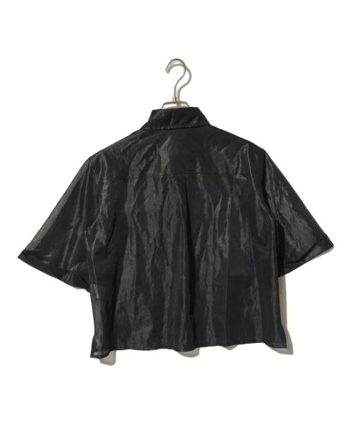 TOGA PULLA（トーガ プルラ）TOGA PULLA (トーガ プルラ) ポリエステルメッシュシャツ ブラック サイズ:36の古着・服飾アイテム