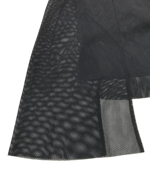 UN3D.（アンスリード）UN3D. (アンスリード) MESH ASYMME CAMI OP レッド サイズ:36の古着・服飾アイテム