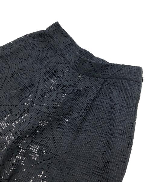 MAISON SPECIAL（メゾンスペシャル）MAISON SPECIAL (メゾンスペシャル) バスケットレースワイドパンツ ブラック サイズ:36の古着・服飾アイテム