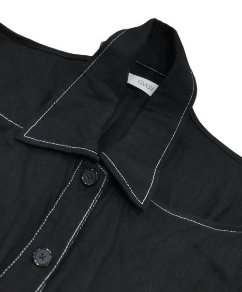 G.V.G.V（ジーヴィージーヴィー）G.V.G.V (ジーヴィージーヴィー) DOCKING SUMMER DRESS ブラック サイズ:34の古着・服飾アイテム