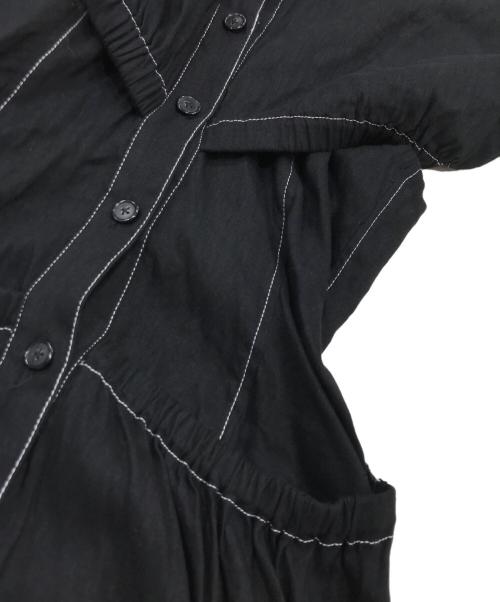 G.V.G.V（ジーヴィージーヴィー）G.V.G.V (ジーヴィージーヴィー) DOCKING SUMMER DRESS ブラック サイズ:34の古着・服飾アイテム