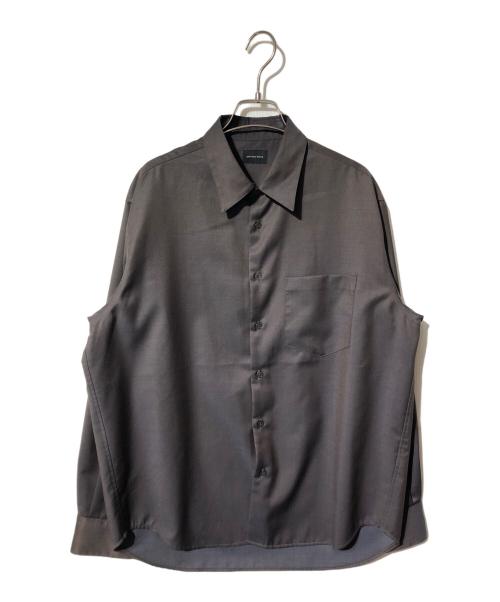 green label relaxing（グリーンレーベルリラクシング）green label relaxing (グリーンレーベルリラクシング) TWビエラジャストルーズシャツ ブラウン サイズ:Ｓの古着・服飾アイテム