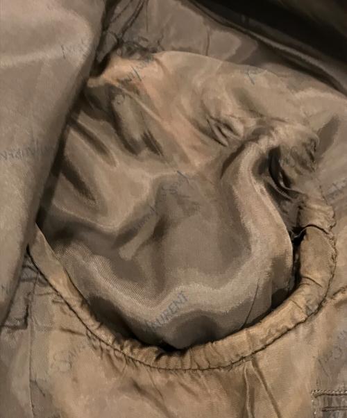 Yves Saint Laurent（イヴサンローラン）Yves Saint Laurent (イヴサンローラン) ウールコート ブラウン サイズ:38の古着・服飾アイテム