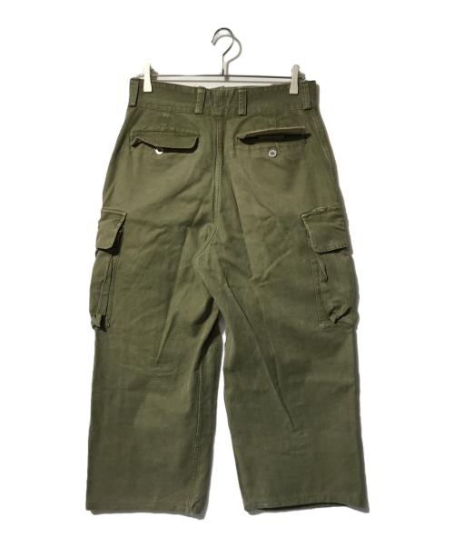 Equipements Militaires（イクイップメントミリタリー）Equipements Militaires (イクイップメントミリタリー) ミリタリーパンツ オリーブ サイズ:Ｌサイズ相当の古着・服飾アイテム
