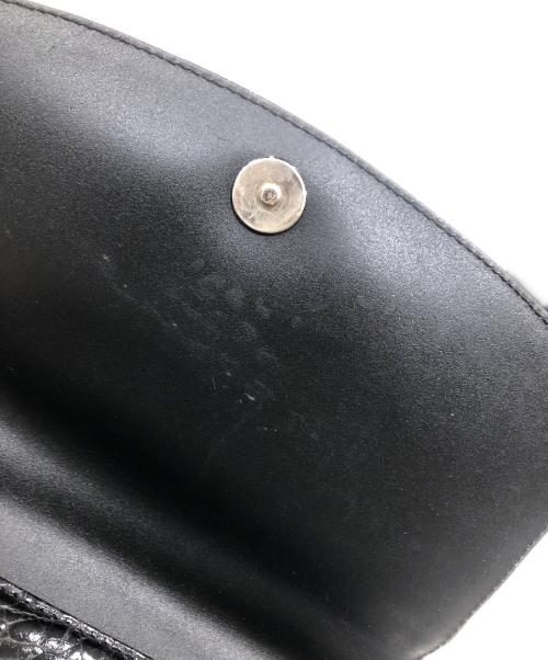 GIANNI VERSACE（ジャンニ・ヴェルサーチ）GIANNI VERSACE (ジャンニ・ヴェルサーチ) メデューサロゴハンドバッグ ブラックの古着・服飾アイテム