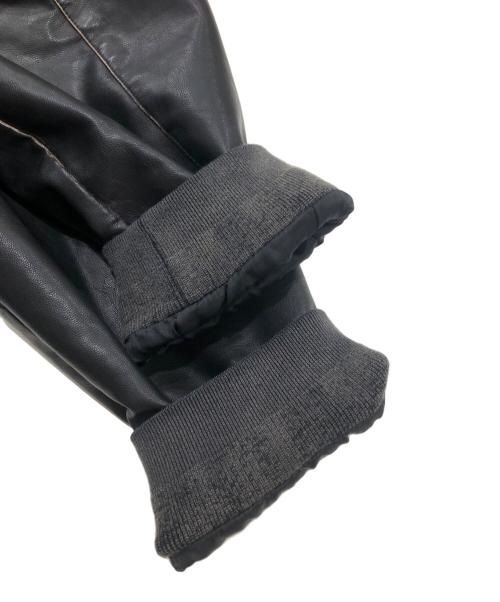 Lui's（ルイス）Lui's (ルイス) グランジシンセティックレザーA-2 TYPE ブラック サイズ:Sの古着・服飾アイテム