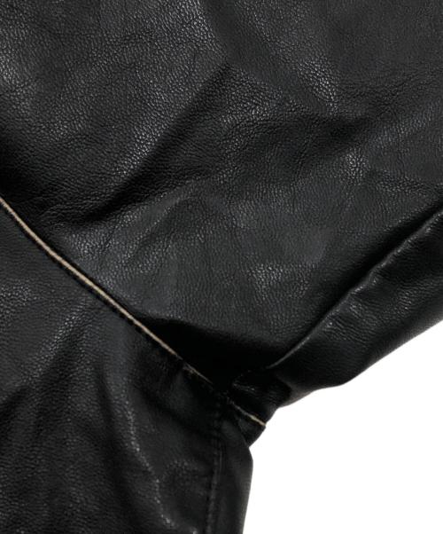 Lui's（ルイス）Lui's (ルイス) グランジシンセティックレザーA-2 TYPE ブラック サイズ:Sの古着・服飾アイテム