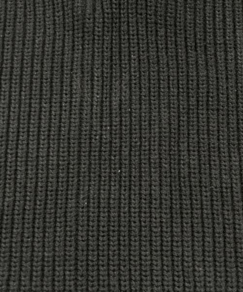 Lui's（ルイス）Lui's (ルイス) ニットポロシャツ/片畦ニット ブラック サイズ:Fの古着・服飾アイテム