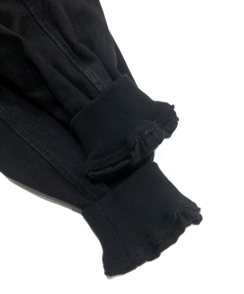 Lui's（ルイス）Lui's (ルイス) ボンバーデニムジャケット ブラック サイズ:Sの古着・服飾アイテム