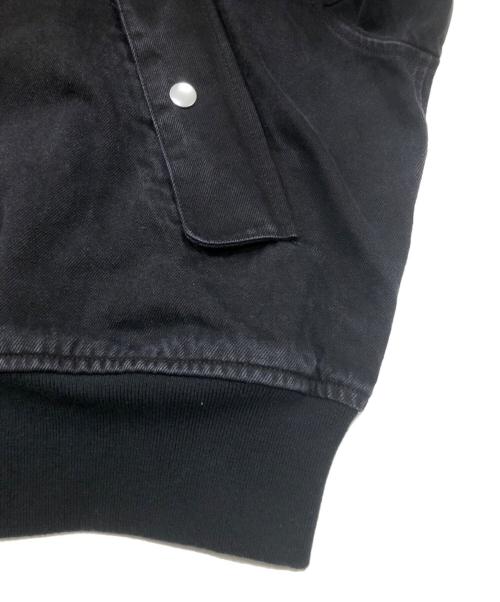 Lui's（ルイス）Lui's (ルイス) ボンバーデニムジャケット ブラック サイズ:Sの古着・服飾アイテム