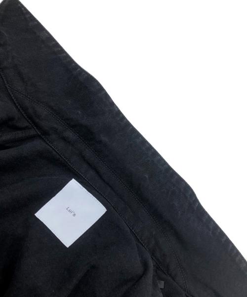 Lui's（ルイス）Lui's (ルイス) ボンバーデニムジャケット ブラック サイズ:Sの古着・服飾アイテム