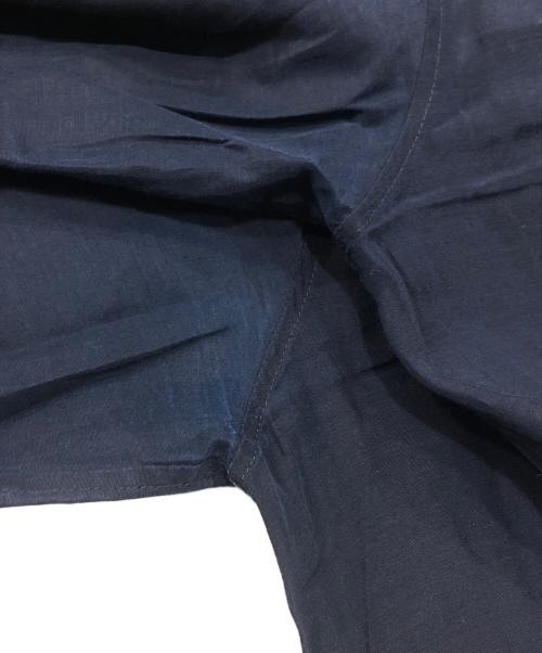 DRAWER（ドゥロワー）DRAWER (ドゥロワー) シアーブラウス ネイビー サイズ:36の古着・服飾アイテム