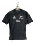 adidas（アディダス）の古着「allblacks ゲームシャツ」｜ブラック