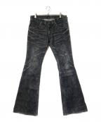 TORNADO MARTトルネードマート）の古着「シワ加工デニムパンツ」｜グレー