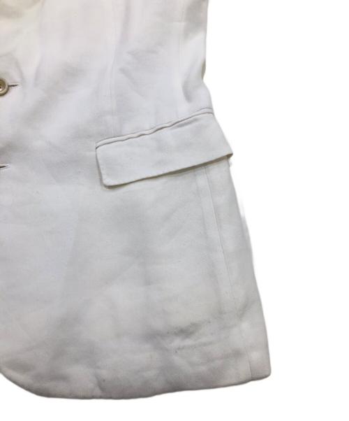 RALPH LAUREN Purple Label（ラルフ ローレン パープル レーベル）RALPH LAUREN Purple Label (ラルフ ローレン パープル レーベル) リネン混テーラードジャケット ホワイト サイズ:38Rの古着・服飾アイテム