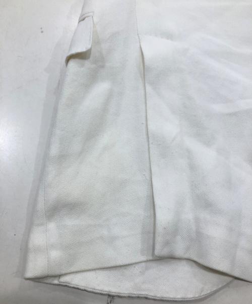 RALPH LAUREN Purple Label（ラルフ ローレン パープル レーベル）RALPH LAUREN Purple Label (ラルフ ローレン パープル レーベル) リネン混テーラードジャケット ホワイト サイズ:38Rの古着・服飾アイテム