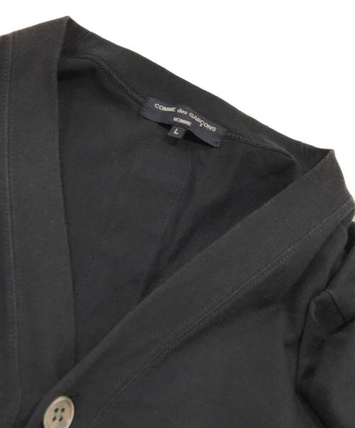 COMME des GARCONS HOMME（コムデギャルソン オム）COMME des GARCONS HOMME (コムデギャルソン オム) カモフラテープカーディガン ネイビー サイズ:Lの古着・服飾アイテム