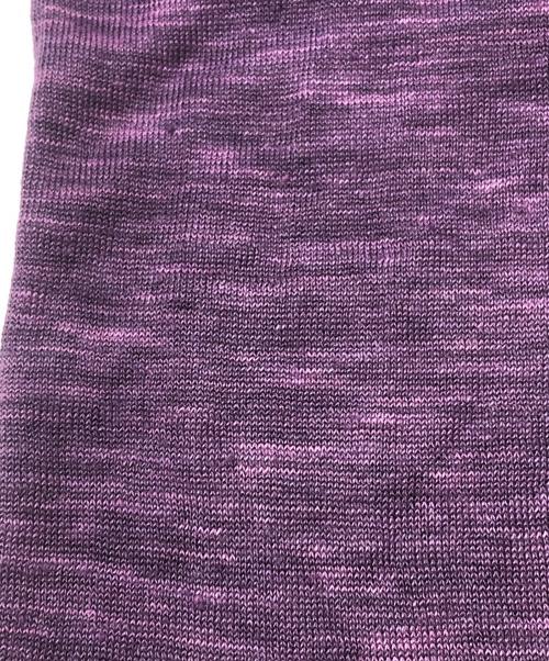 MM6 Maison Margiela（エムエムシックスメゾンマルジェラ）MM6 Maison Margiela (エムエムシックス メゾンマルジェラ) スリーブレスニットカーディガン パープル サイズ:表記無しの古着・服飾アイテム