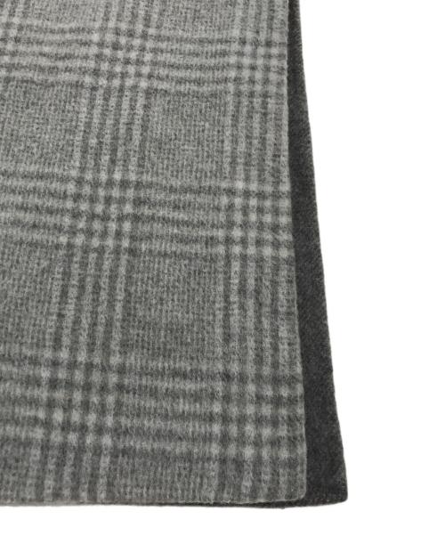 ADORE（アドーア）ADORE (アドーア) アルパカ混 ラムウール グレンチェックコート グレー サイズ:38の古着・服飾アイテム