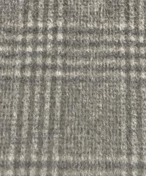 ADORE（アドーア）ADORE (アドーア) アルパカ混 ラムウール グレンチェックコート グレー サイズ:38の古着・服飾アイテム