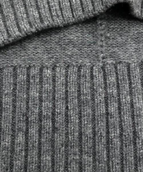 CINOH（チノ）CINOH (チノ) OVER SIZE HI NECK KNIT グレー サイズ:36の古着・服飾アイテム