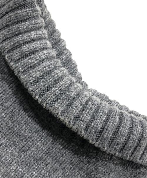 CINOH（チノ）CINOH (チノ) OVER SIZE HI NECK KNIT グレー サイズ:36の古着・服飾アイテム