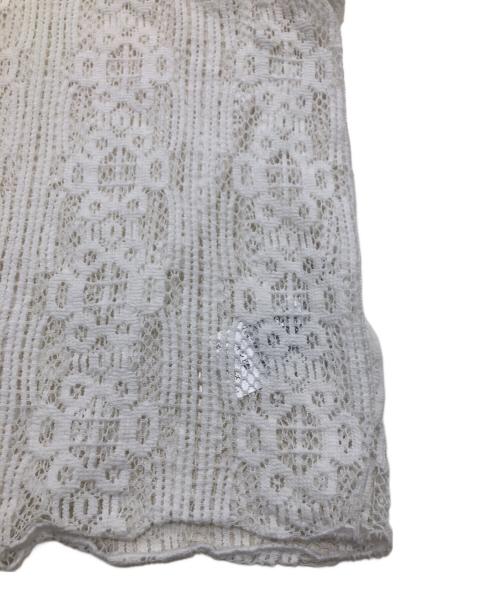 R'IAM PLAGE（リアム プラージュ）R'IAM PLAGE (リアム プラージュ) レースミニシャツ ホワイト サイズ:Fの古着・服飾アイテム