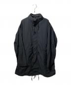 LACOSTEラコステ）の古着「オーバーサイズミリタリーコート」｜ブラック